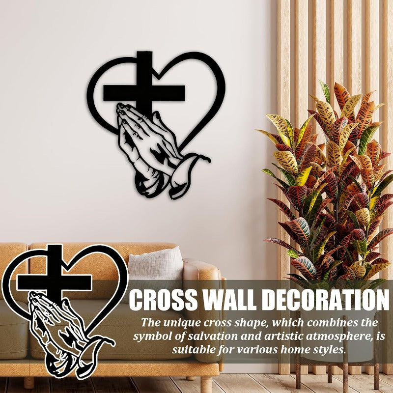 Praying Hands Wall Cross