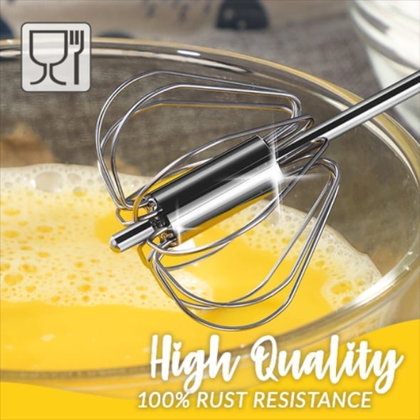 🔥Last Day Promotion-49%OFF - Stainless Steel Semi-Automatic Whisk