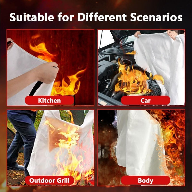 Multi-Purpose Fire Blanket | Essential Fire Safety for Home & Outdoors
