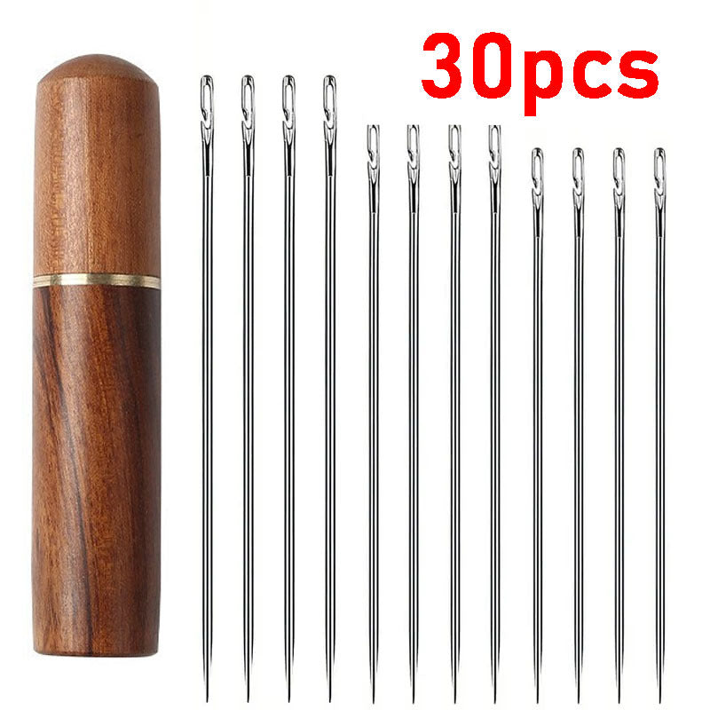 YoPoll Self-Threading Hand Sewing Needles Kit (30pcs)