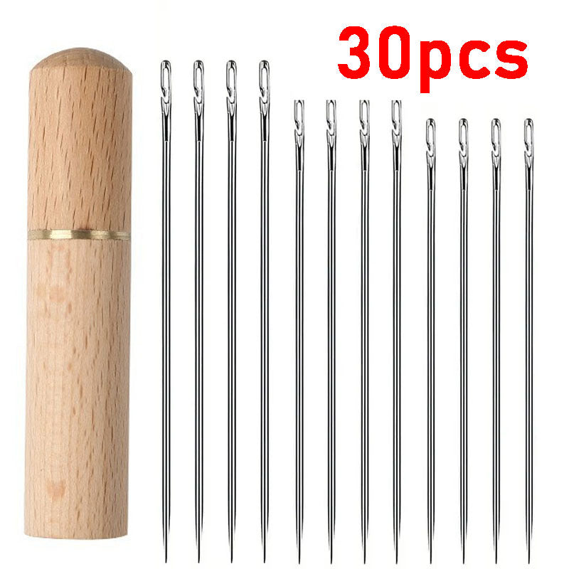 YoPoll Self-Threading Hand Sewing Needles Kit (30pcs)