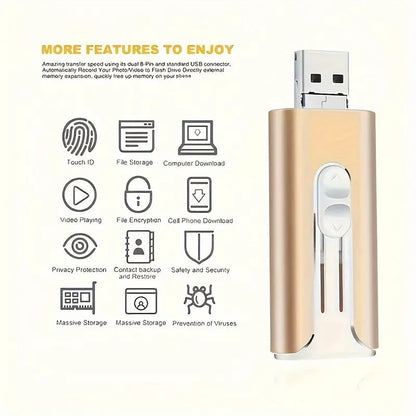 FileNest 4-in-1 USB External Memory Storage