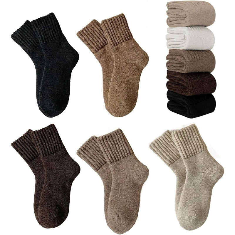 Wool-Blend Thermal Crew Socks