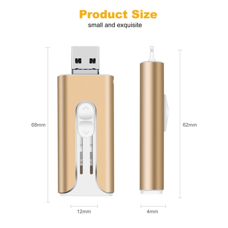 FileNest 4-in-1 USB External Memory Storage