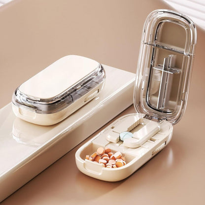 Portable Pill Cutter with Adjustable Slots