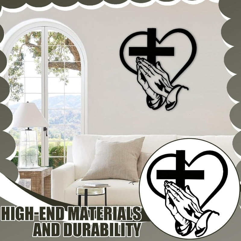 Praying Hands Wall Cross