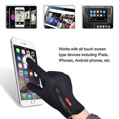 HeatGripX Windproof Thermal Slip Cold Weather Gloves