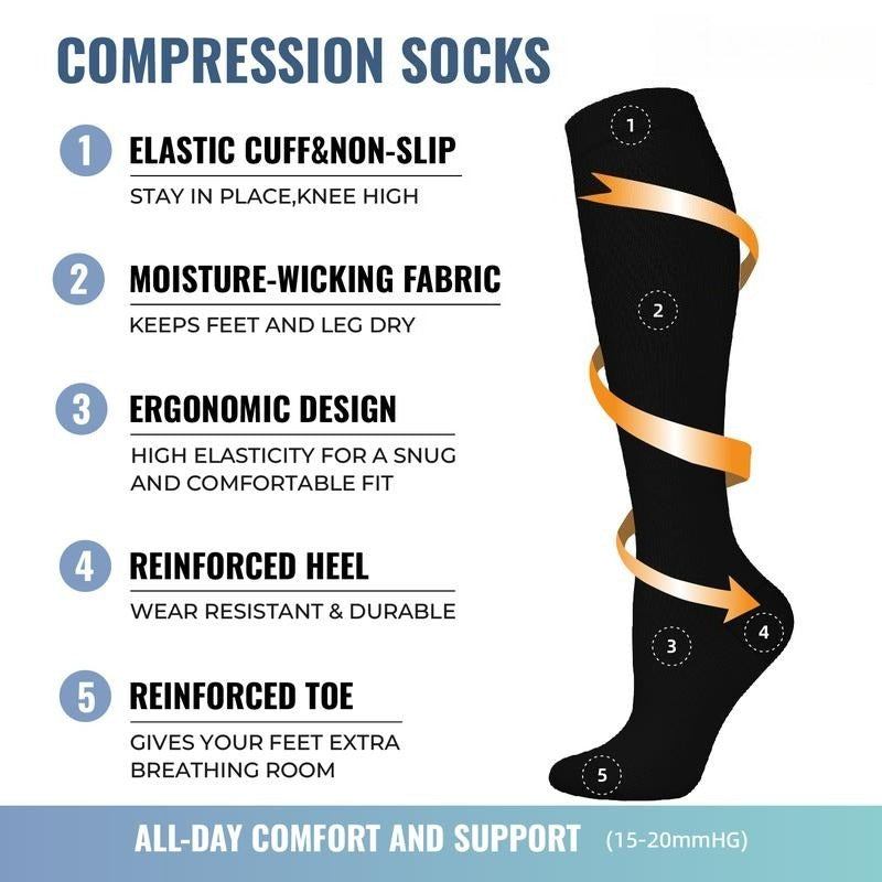Vibrant Compression Socks