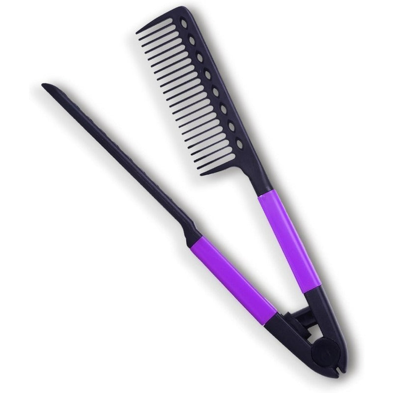Heat-Resistant V Hair Styling Comb