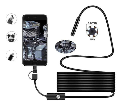 Woyuosn High-Resolution Waterproof Endoscope Camera