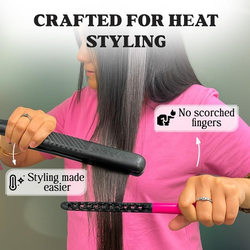 Heat-Resistant V Hair Styling Comb