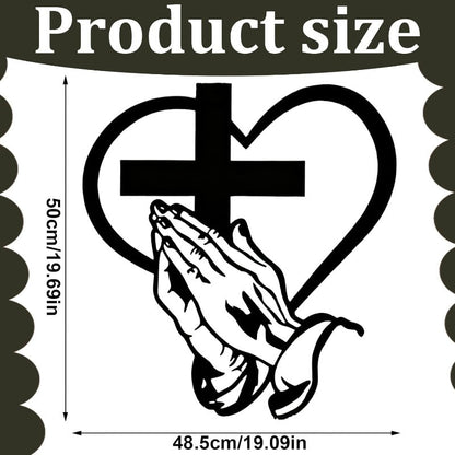 Praying Hands Wall Cross