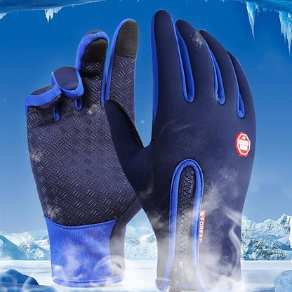 HeatGripX Windproof Thermal Slip Cold Weather Gloves