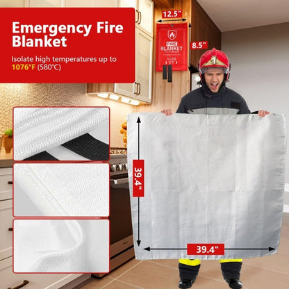 Multi-Purpose Fire Blanket | Essential Fire Safety for Home & Outdoors