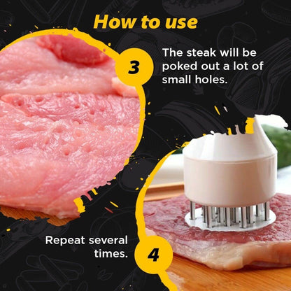 🥩Multi-Function Stainless Steel Quick Press Meat Tenderizer