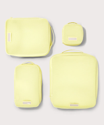 Roma Packing Cube in Citrine Air Mesh, Large