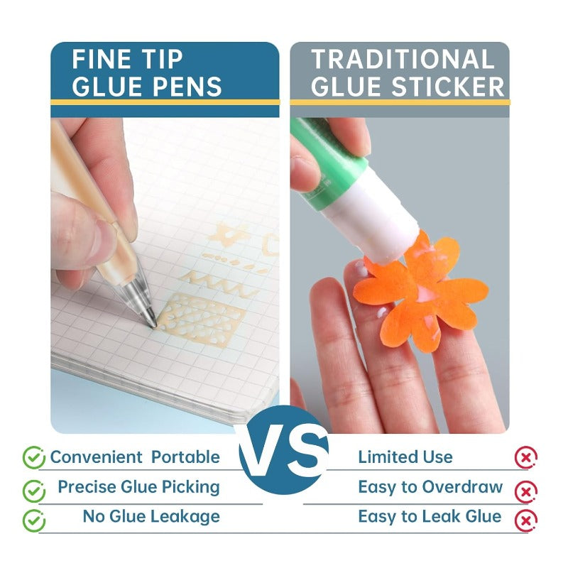 Fine Tip Glue Pens